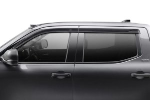 Toyota Tundra Window Deflectors - Husky Liners - Low Profile - Smoke - `22-`24